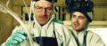 Walt White et Jesse Pinkman, héros de la série Breaking Bad : comment un prof de chimie devient un fabricant de métamphétamine (©AMC)
