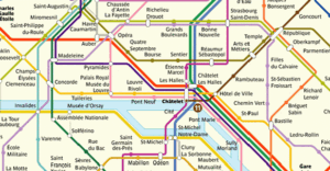 Plan du métro parisien (RATP)